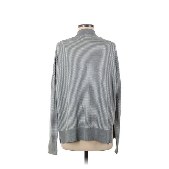 Gap Cardigan xs long sleeve duster layer long sleeve top stripe womens gray top - Picture 2 of 13